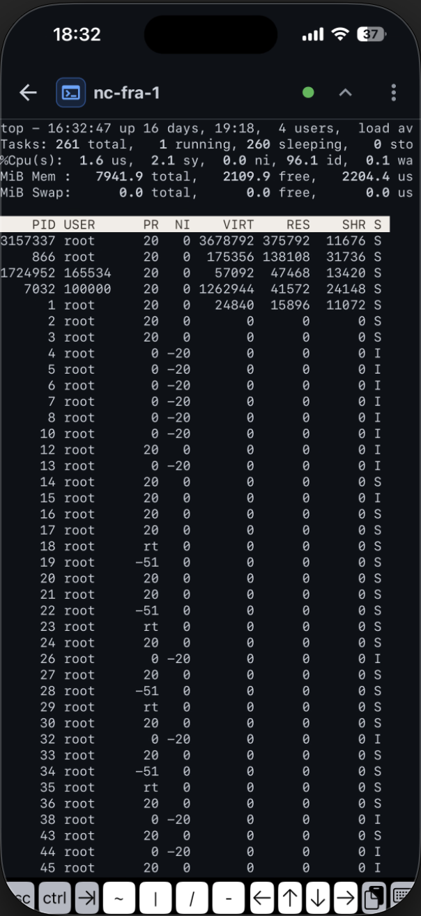 SSH Terminal Preview
